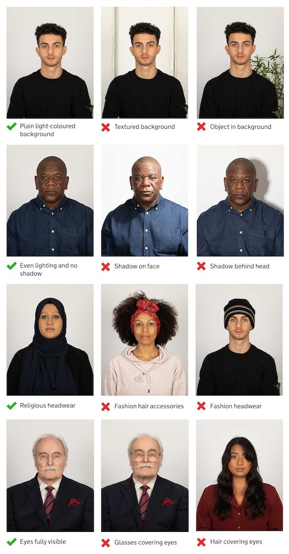 Voorbeeld gezichtsfoto
